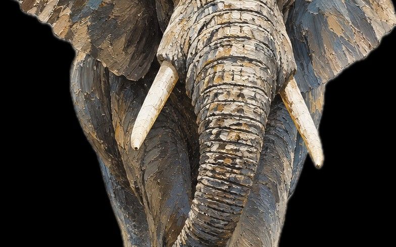 Hand-painted portraits of animals
